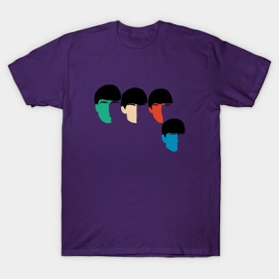 Beatles Silhouette Faces T-Shirt